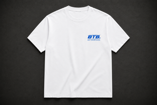 BTB OG Tee- White/Royal Blue